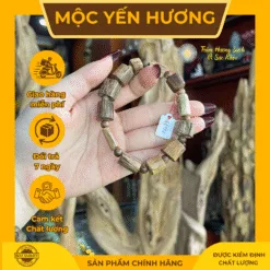 Vòng Tay Trầm Hương Bì Thô Tự Nhiên | Mộc Yến Hương
