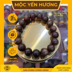 Vòng Tay Trầm Hương Bông Việt 14 Ly | Mộc Yến Hương