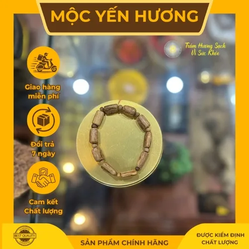 Vòng tay trầm hương tự nhiên Nha Trang thuần khiết sang trọng